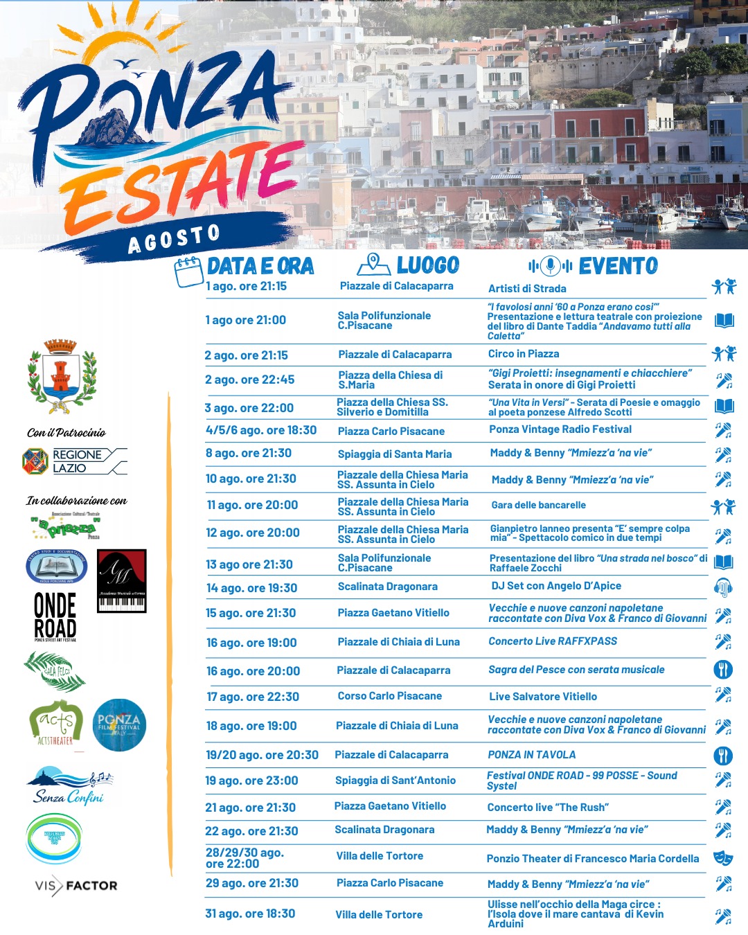 Ponza Estate Agosto