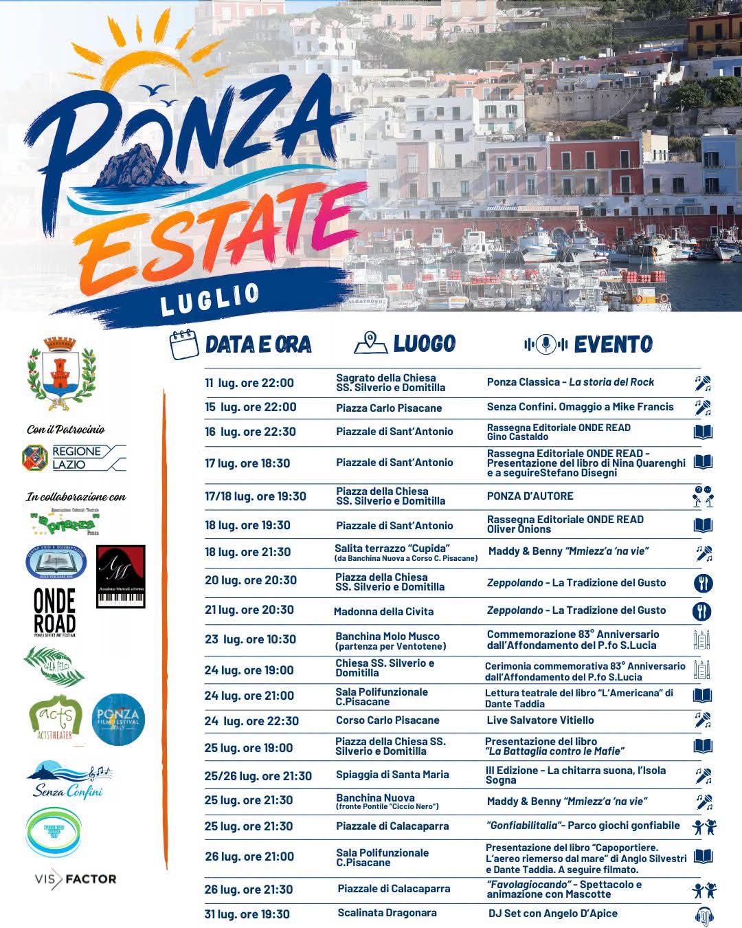 17ª edizione di Ponza d'Autore